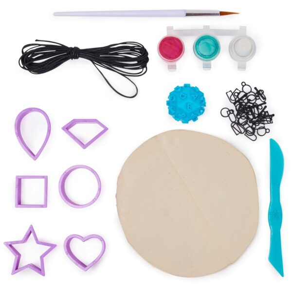 Bracelet and Necklace Making Kit Spin Master Clay your way Plastic - Image 2