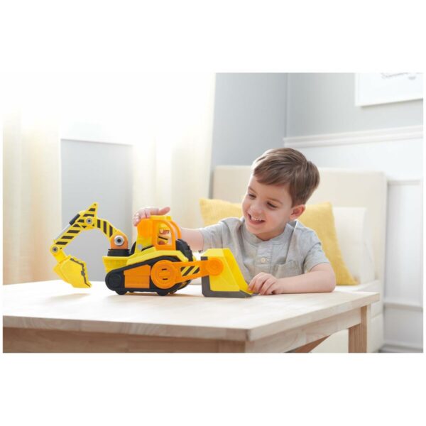 Backhoe Excavator Truck The Paw Patrol Deluxe Rubble - Image 4