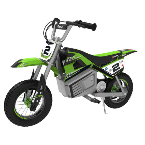 Children's Electric Scooter Razor Dirt Rocket SX350 McGrath White Black Green Grey - Image 6