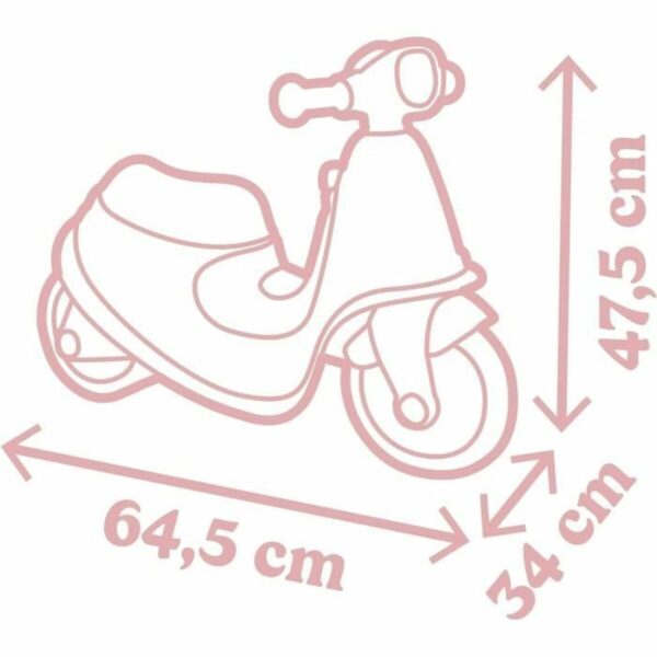 Tricycle Smoby scooter Pink - Image 5