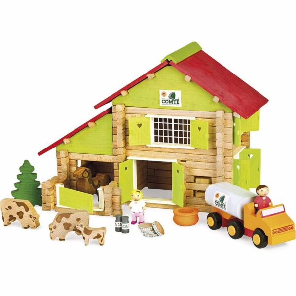 Playset Jeujura My Wooden Farm 180 Pieces - Image 2