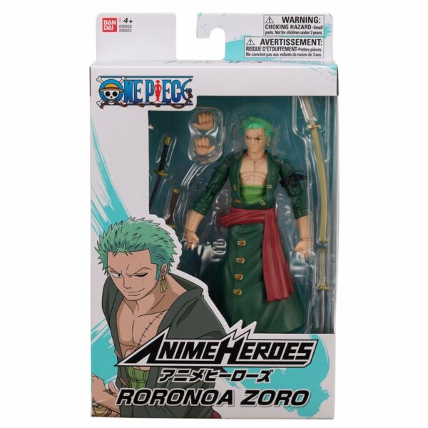 Jointed Figure One Piece Anime Heroes - Roronoa Zoro 17 cm - Image 3