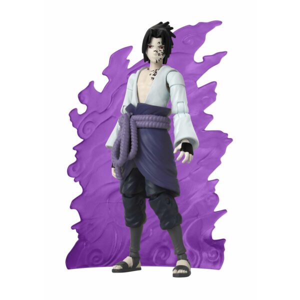 Action Figure Naruto Shippuden Bandai Anime Heroes Beyond: Sasuke Uchiha 17 cm - Image 3