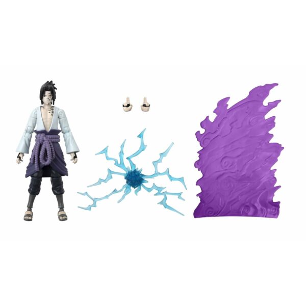 Action Figure Naruto Shippuden Bandai Anime Heroes Beyond: Sasuke Uchiha 17 cm - Image 4