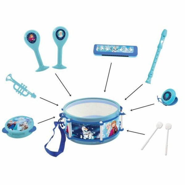 Set of toy musical instruments Lexibook Frozen Plastic 7 Pieces - Image 2