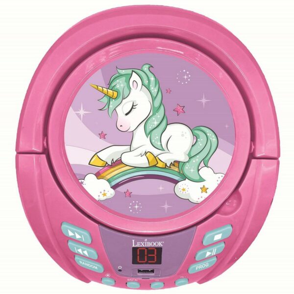 CD/MP3 Player Lexibook Children's Pink Bluetooth Unicorn - Image 5