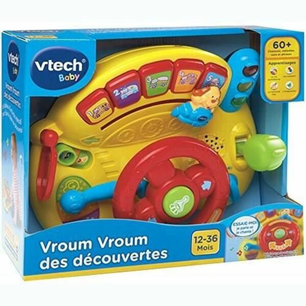Musical Toy Vtech Baby Vroum Vroum des découvertes Steering wheel - Image 2