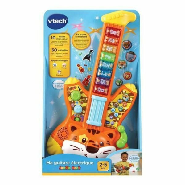 Baby Guitar Vtech Baby Jungle Rock- Guitare Électrique Tigre 1 Piece - Image 3