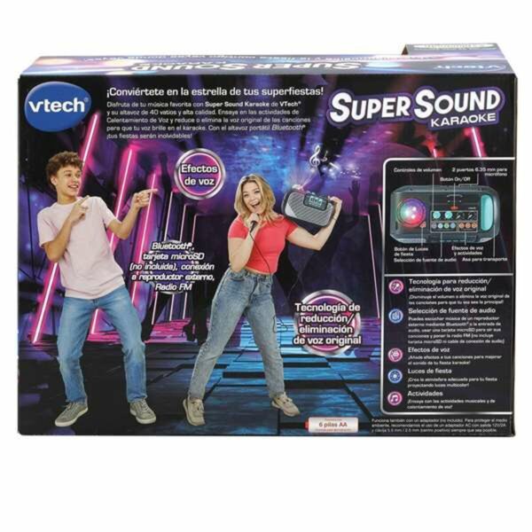 Speaker with Karaoke Microphone Vtech Super Sound - Image 3
