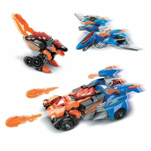 Transformable Super Robot Vtech Switch & Go Dinos Combo: SUPER SPINO-DACTYL 2 IN 1 Dinosaur - Image 6