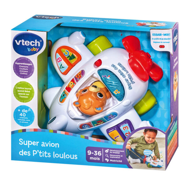 Educational game Vtech Baby Super avion des P´tits Loulous (FR) - Image 6