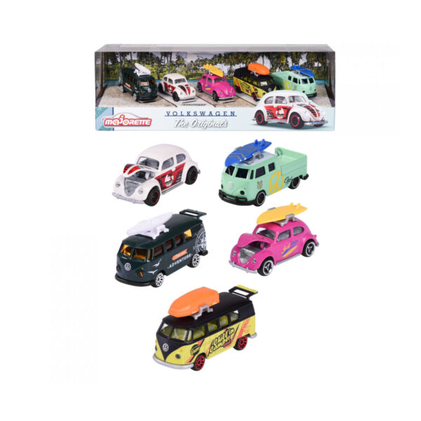 Vehicle Playset Majorette Volkswagen Originals (5 Pieces) - Image 2