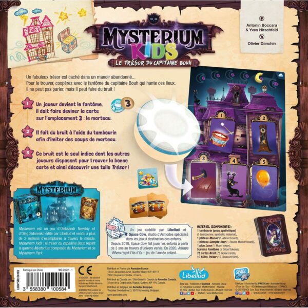 Board game Asmodee Mysterium Kids: Le Trésor du Capitaine Bouh (FR) - Image 4
