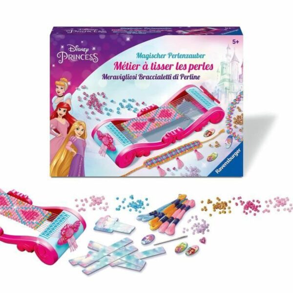 Bracelet and Necklace Making Kit Ravensburger Disney Princesses loom Fashion creation Plastic - Image 2