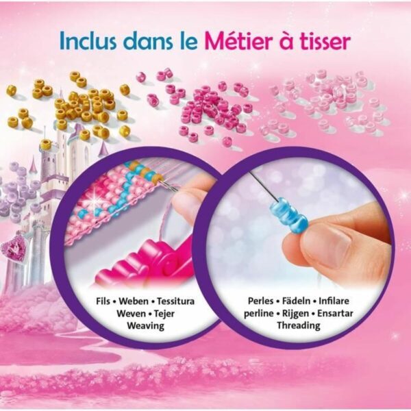 Bracelet and Necklace Making Kit Ravensburger Disney Princesses loom Fashion creation Plastic - Image 4