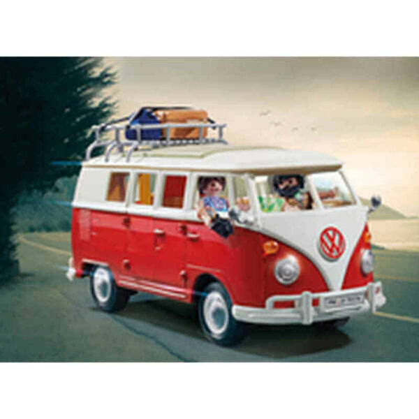 Vehicle Playset Playmobil 70176 Volkswagen T1 Bus Red - Image 2