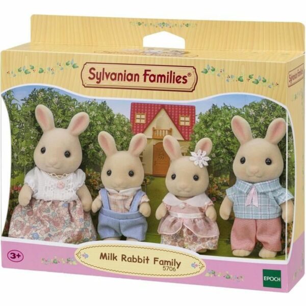 Figure Sylvanian Families 5706 Rabbit Family 4 Pieces - Image 4
