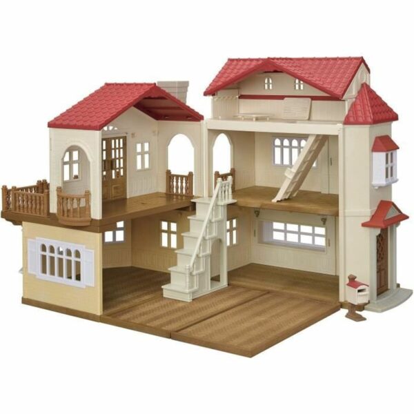 Playset Sylvanian Families Red Roof Country Home Doll's House Rabbit - Image 3