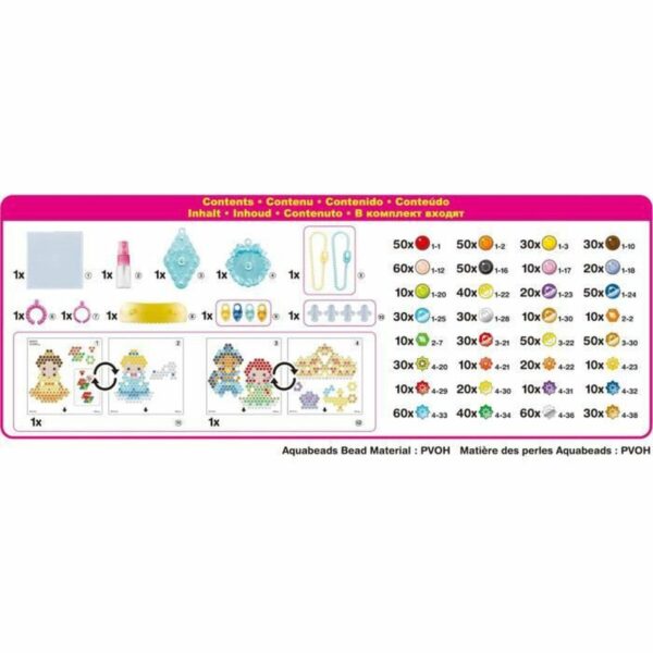 Craft Game Aquabeads My Disney princesses accessories - Image 6