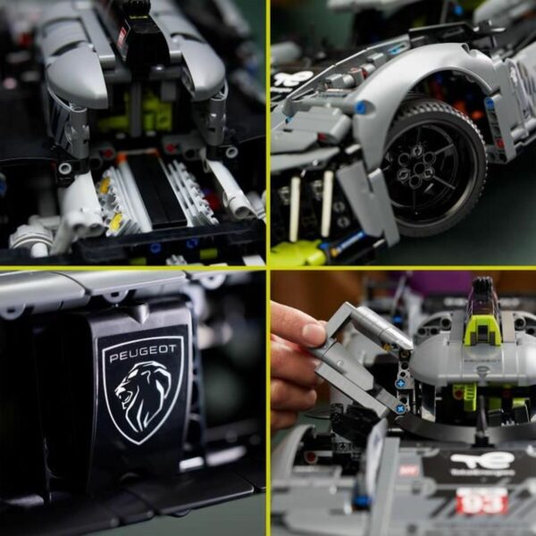 Playset Lego Technic 42156 Peugeot 9x8 24h Le Mans Hybrid Hypercar - Image 5