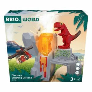 Action Figure Brio 36092 Dinosaur Erupting Volcano