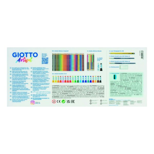 Drawing Set Giotto Artiset 65 Pieces Multicolour - Image 7