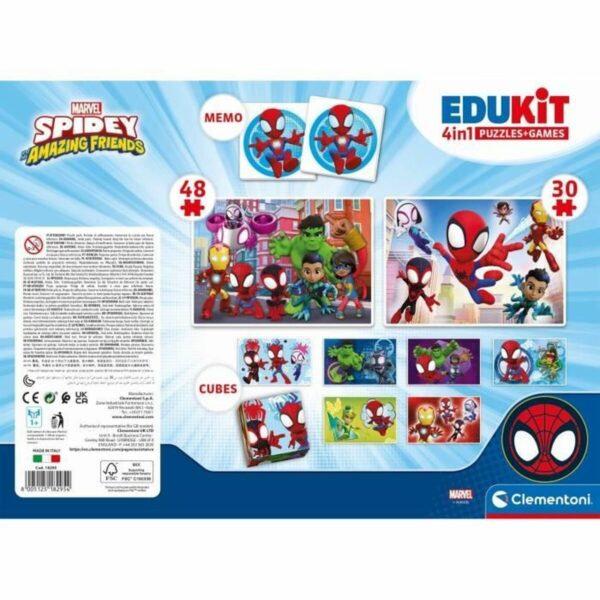 Educational Game Clementoni Coffret Spidey 4 en 1 (FR) - Image 3
