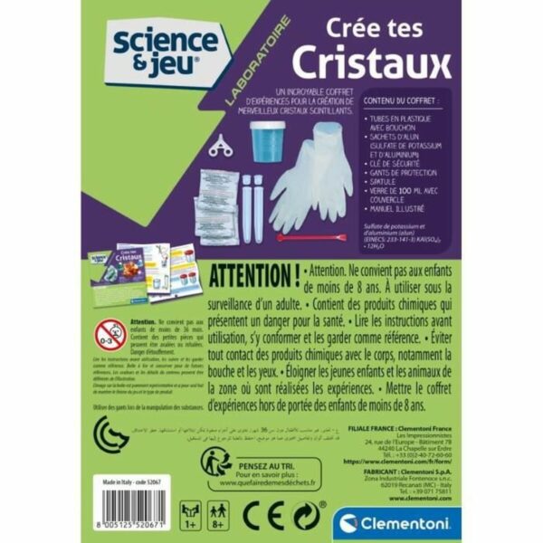 Science Game Clementoni Creates Crystals Fluorescent - Image 3