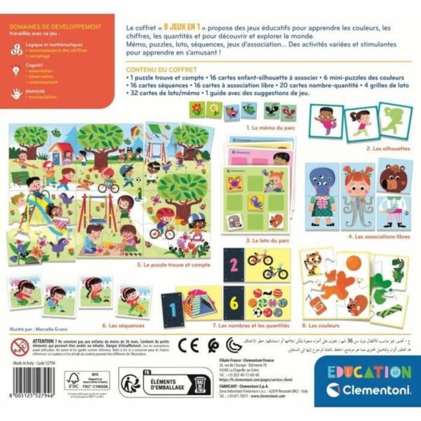 Educational Game Clementoni 8 jeux en 1 (FR) - Image 4