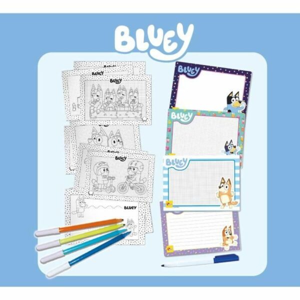 Drawing worksheets Lisciani Giochi Bluey Multicolour - Image 4