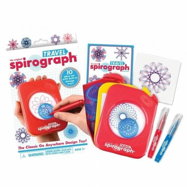 Drawing Set Spirograph Silverlit travel Multicolour 10 Pieces - Image 4