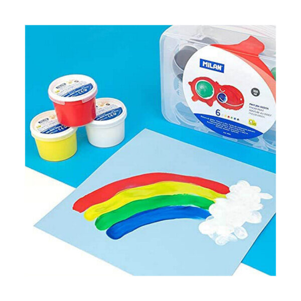 Modelling Clay Game Milan Soft dough 913510B Yellow Blue Multicolour 85 g Vegetable (10 Units) - Image 8