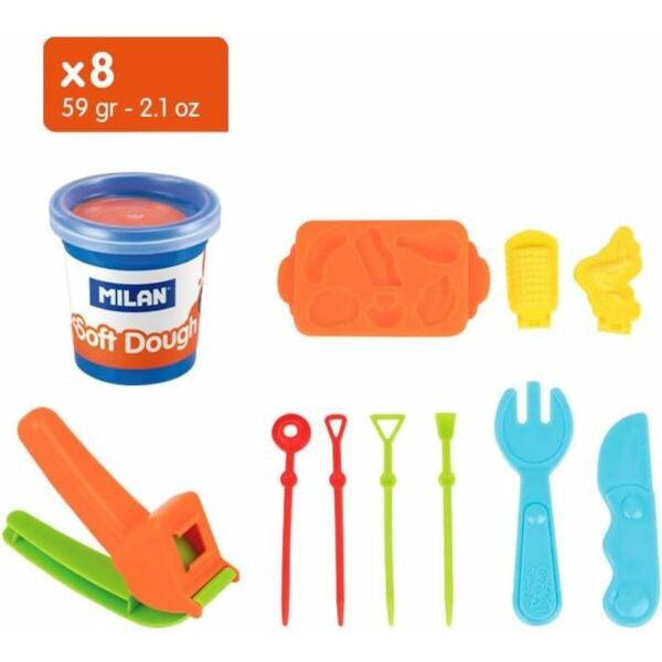 Modelling paste Milan Soft Dough BBq Multicolour - Image 4