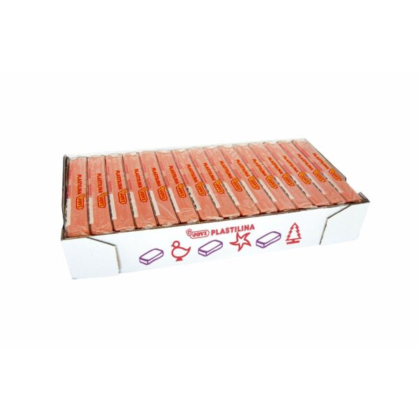 Sticks of Modelling clay Jovi School 150 g Meat (15 Pieces) - Image 2