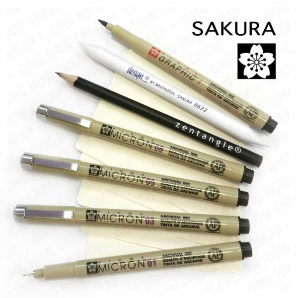 Drawing Set Talens Sakura Zentangle (12 Pieces) - Image 2