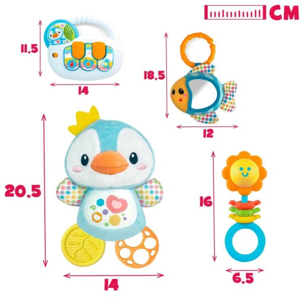 Set of Toys for Babies Winfun 14 x 20,5 x 7,5 cm (4 Units) - Image 3