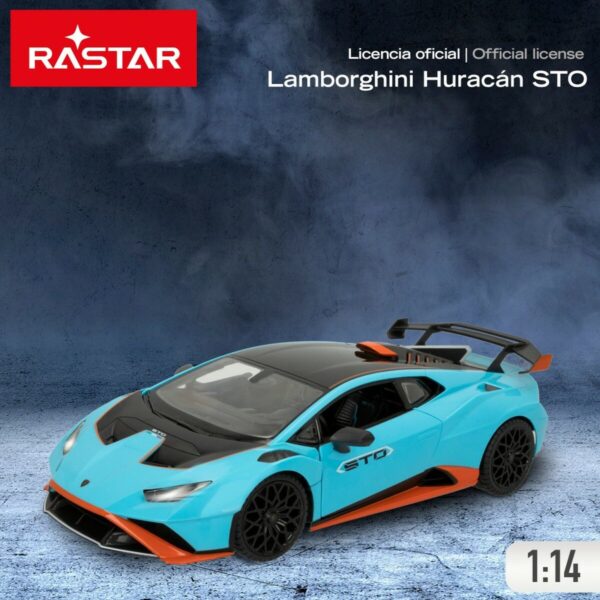 Remote-Controlled Car Lamborghini Huracán STO Blue 1:14 (2 Units) - Image 3