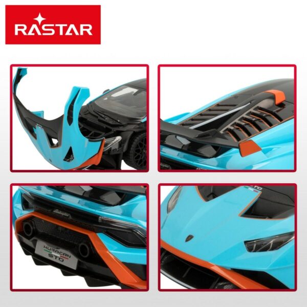 Remote-Controlled Car Lamborghini Huracán STO Blue 1:14 (2 Units) - Image 5