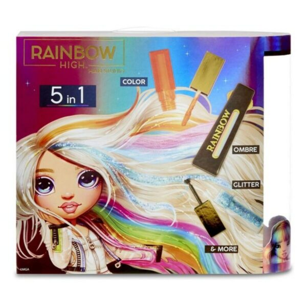Playset Rainbow Hair Studio Rainbow High 569329E7C 5-in-1 (30 cm) - Image 6
