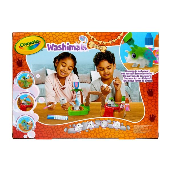 Playset Washimals Dinos Set Jurásico Crayola Washimals Dinosaurs Craft Game - Image 3