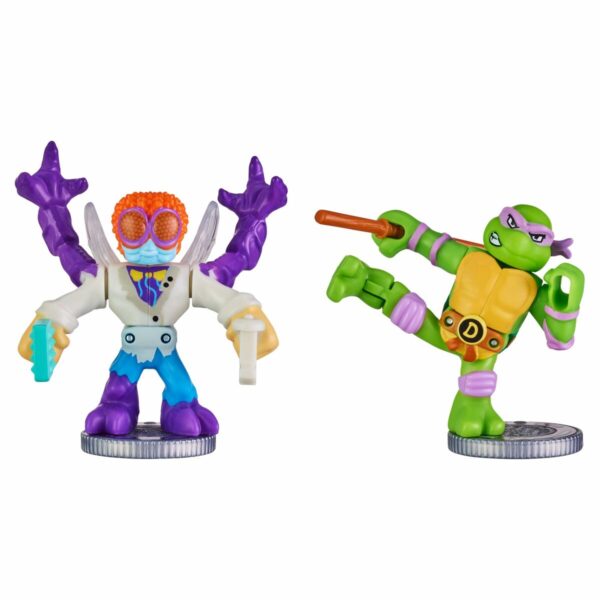 Combat figures Teenage Mutant Ninja Turtles Legends of Akedo: Donatello vs Baxter Stockman - Image 3