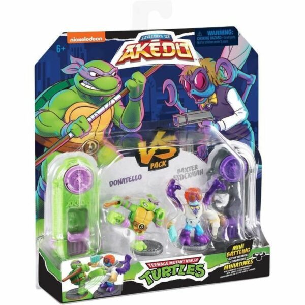 Combat figures Teenage Mutant Ninja Turtles Legends of Akedo: Donatello vs Baxter Stockman - Image 4