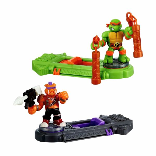 Combat figures Teenage Mutant Ninja Turtles Legends of Akedo: Michelangelo vs Evil Bepop - Image 2