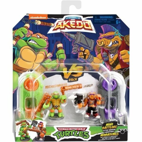 Combat figures Teenage Mutant Ninja Turtles Legends of Akedo: Michelangelo vs Evil Bepop - Image 5