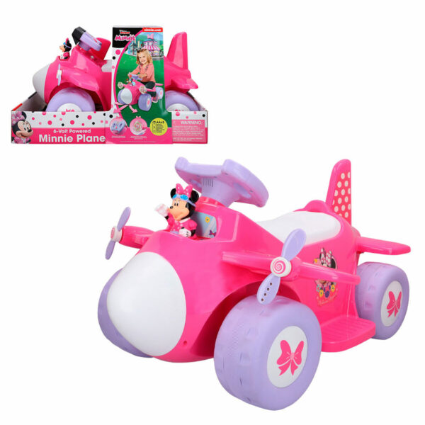Children's Electric Car Minnie Mouse Battery Little Plane 6 V - Image 2