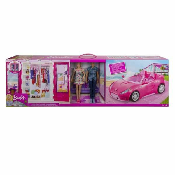 Dolls Set Barbie GVK05 Figures x 2 Car Cupboard - Image 6