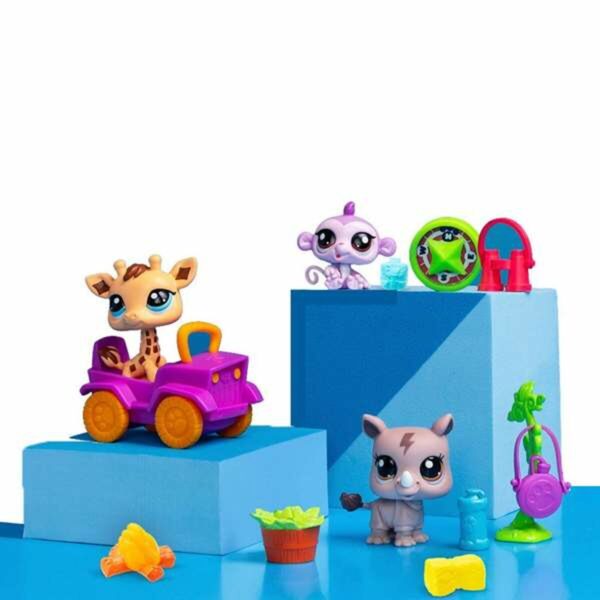 Playset Bandai Littlest Pet Shop SAFARI 8 Pieces - Image 4