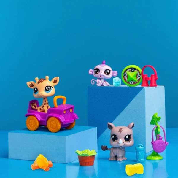 Playset Bandai Littlest Pet Shop SAFARI 8 Pieces - Image 6