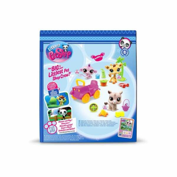 Playset Bandai Littlest Pet Shop SAFARI 8 Pieces - Image 8
