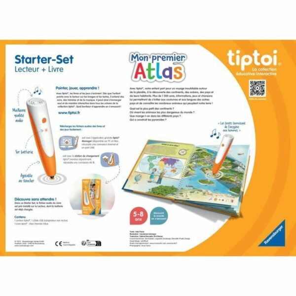Educational Game Ravensburger tiptoi® Starter Atlas 4005556001774 (FR) - Image 3